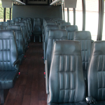 27 Passenger Executive Mini Bus Interior